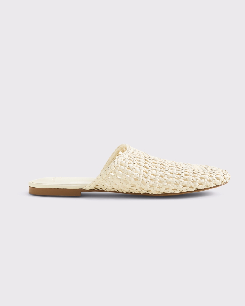 Woven Mule Flats