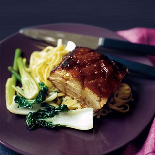 Chinese Crispy Pork Belly with Chilli Caramel Sauce