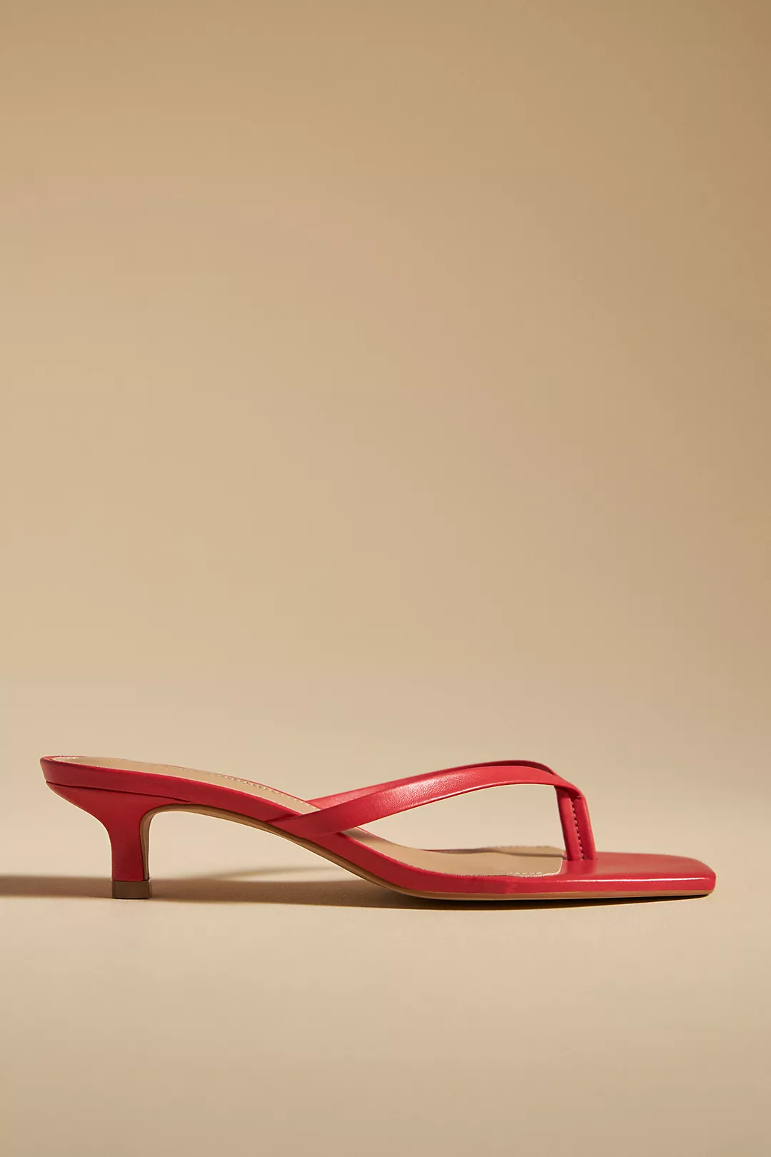 By Anthropologie Toe-Strap Kitten Heels