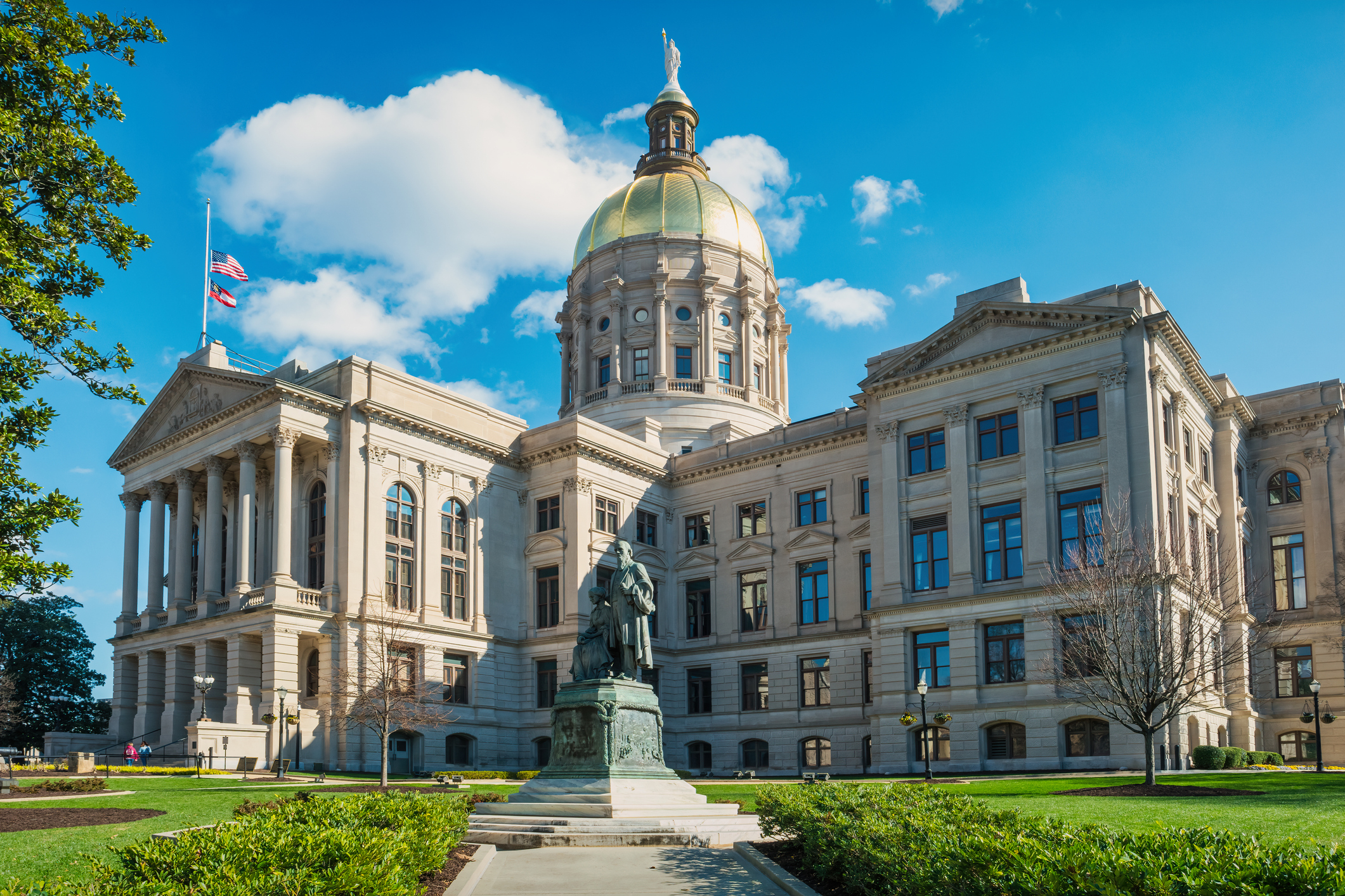 Georgia State Capitol in downtown Atlanta Georgia USA