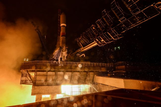 Russian Soyuz Rocket Launches 2 Classified Military Satellites | Space