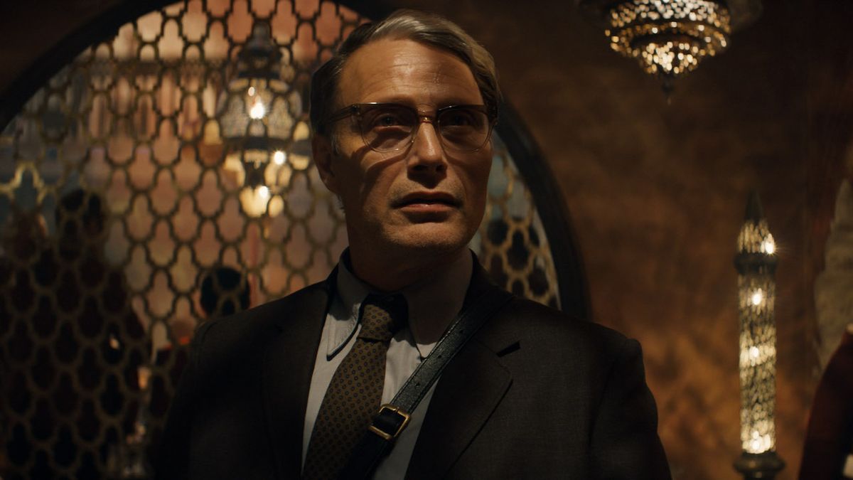 Mads Mikkelsen as Jurgen Voller in Indiana Jones and the Dial of Destiny