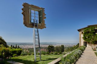 Leandro Erlich’s installation Viewing the World, on view at the Villa San Michele hotel, Florence for Mitico