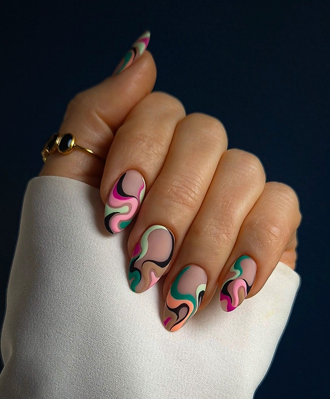 Birthday nail idea.