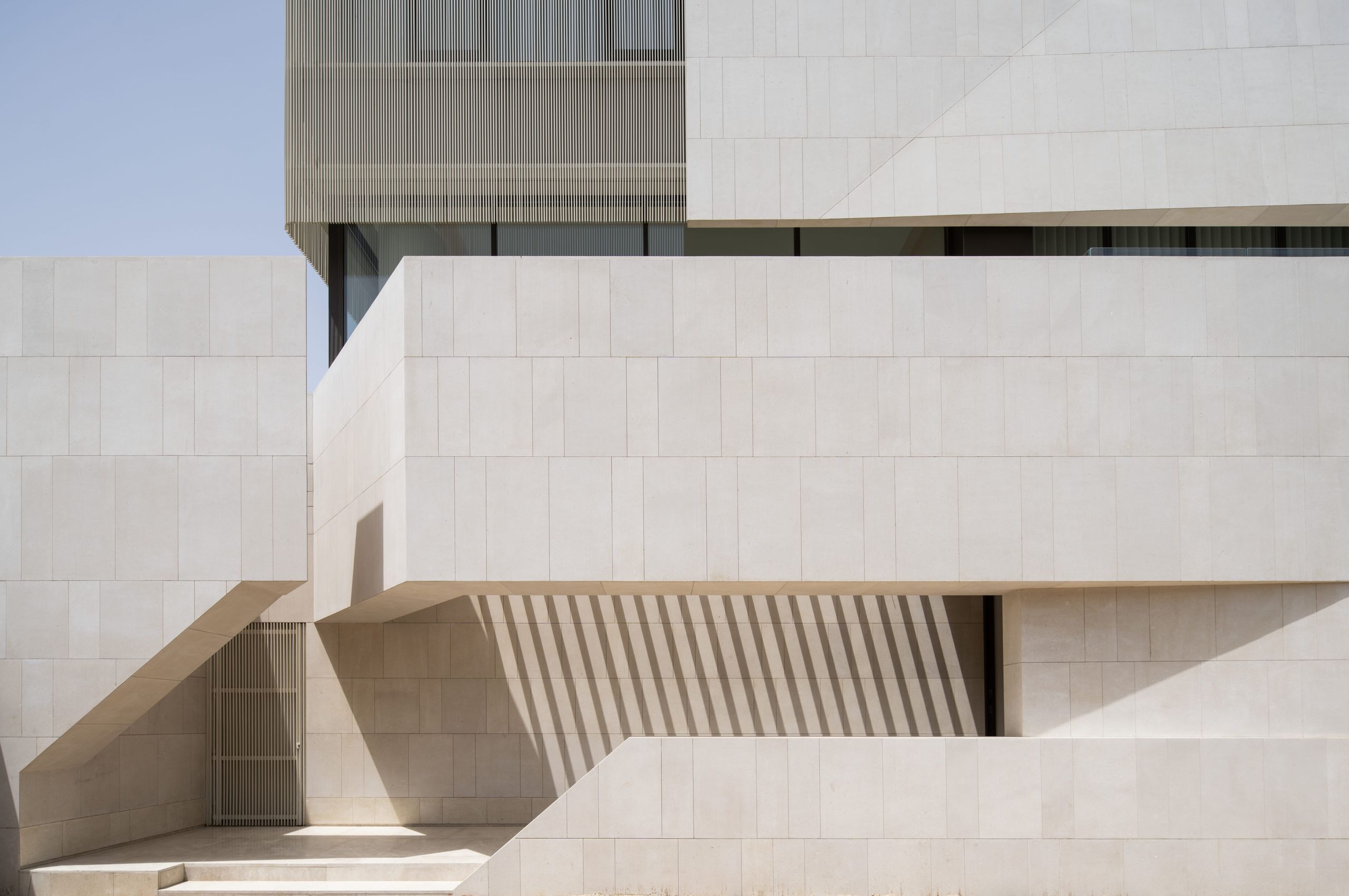 A contemporary courtyard forms the heart of Happy House, an urban oasis in Kuwait