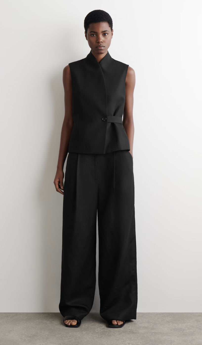 cos, RELAXED WIDE-LEG TROUSERS