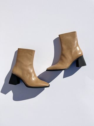 Hedda Ankle Boot - Beige