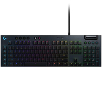Logitech G815 Mechanical Gaming Keyboard | SG$299 SG$161 (SG$138 off)
Logitech's excellent G815 Mechanical Gaming Keyboard had its price slashed ahead during CNY last year. Offering a low profile and programmable lightsync RGB keys with approximately 16.8 million colours, this wired unit is ideal for both work and play.