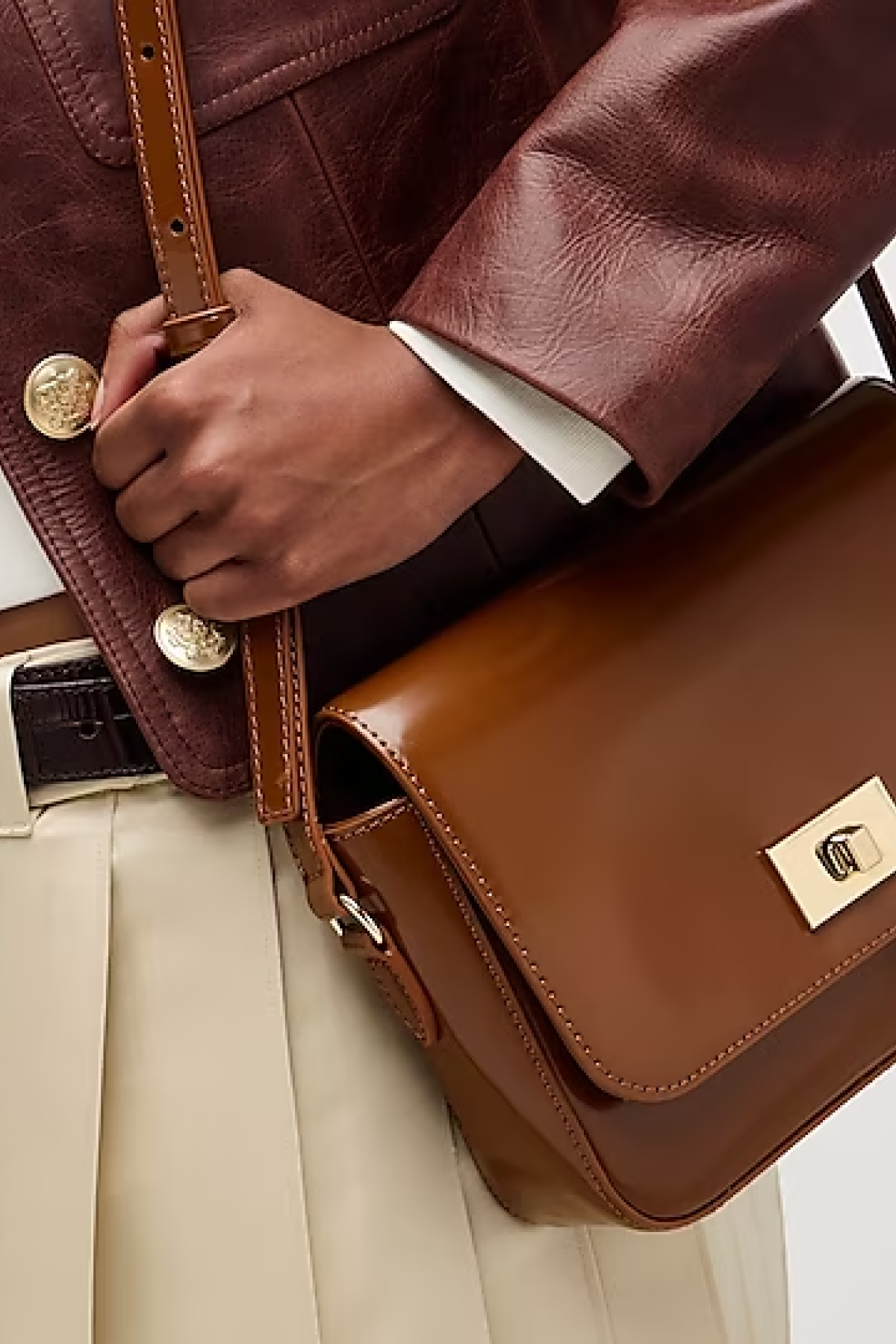 J.Crew Edie Italian Leather Bag