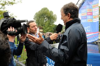 Hugh Roberts explains cancellation, Tour of Britain 2011, stage two (cancelled)