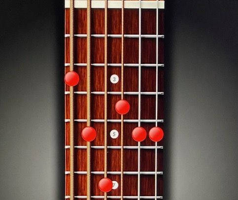 Adrian Belew chord diagrams for Guitar Player Tip Sheet