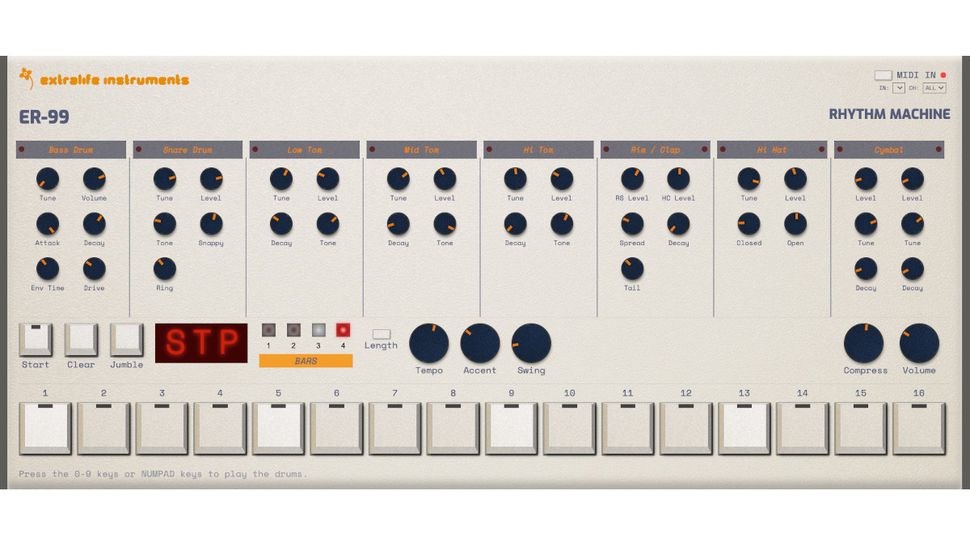 Get a free 909style drum machine in your web browser MusicRadar