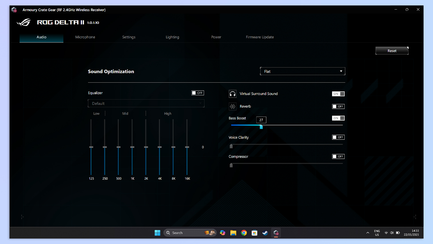 Asus Armoury Crate Gear software