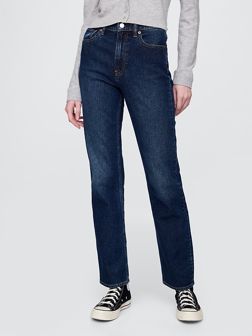 High Rise &#039;90s Slim Straight Jeans