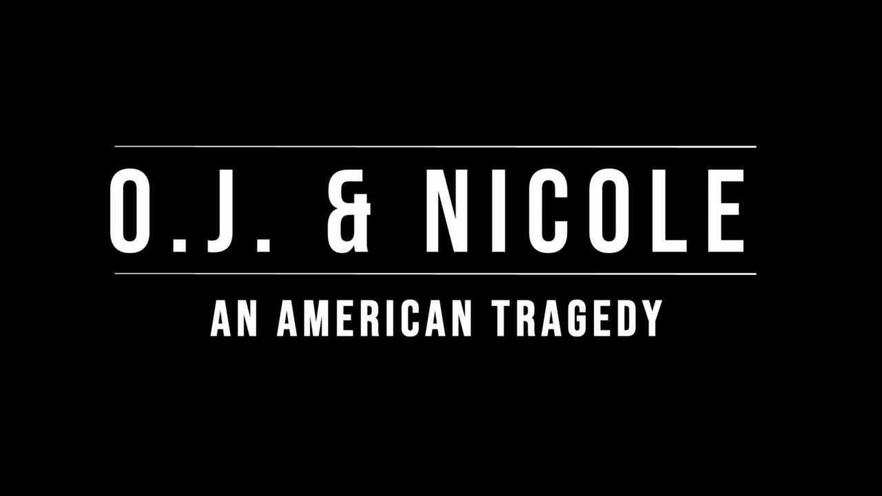 OJ and Nicole: An American Tragedy Title Card