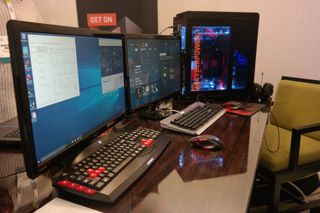 CyberPower's Pro Streamer PC. Credit: Mike Andronico/Tom's Guide