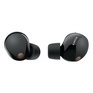 Sony WF-1000XM5 earbuds in black