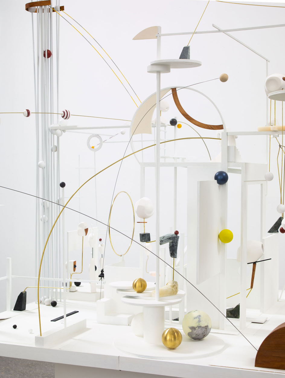 Christina Kruse, Lunapark, 2021, part of 'Plasterheads' at Helwaser Gallery