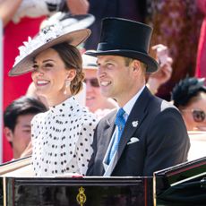 The Prince and Princess of Wales attend Ascot