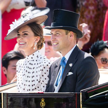 The Prince and Princess of Wales attend Ascot