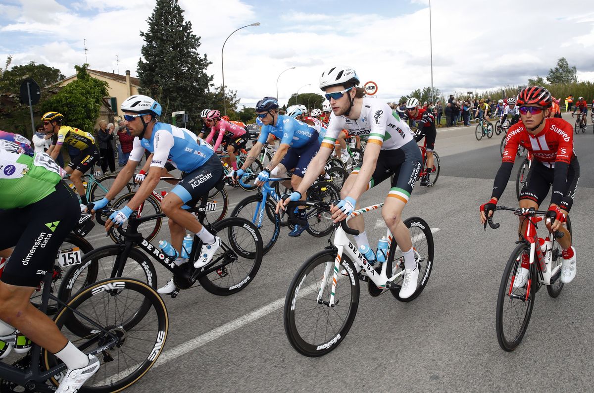Irish champion Conor Dunne (Israel Cycling Academy) in the peloton