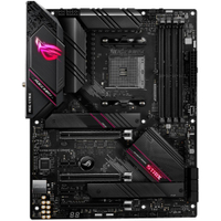 ASUS ROG Strix B550-E Gaming | AMD AM4 Socket | ATX | 4x DDR4 slots | 2x M.2 | 6x SATA | $239.99 at Newegg