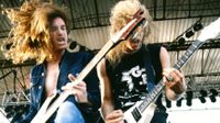 Cliff Burton and James Hetfield