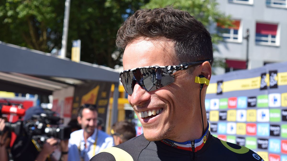 Sylvain Chavanel (Direct Energie) is racing a record 18th Tour de France with custom Oakley Radar EV sunglasses