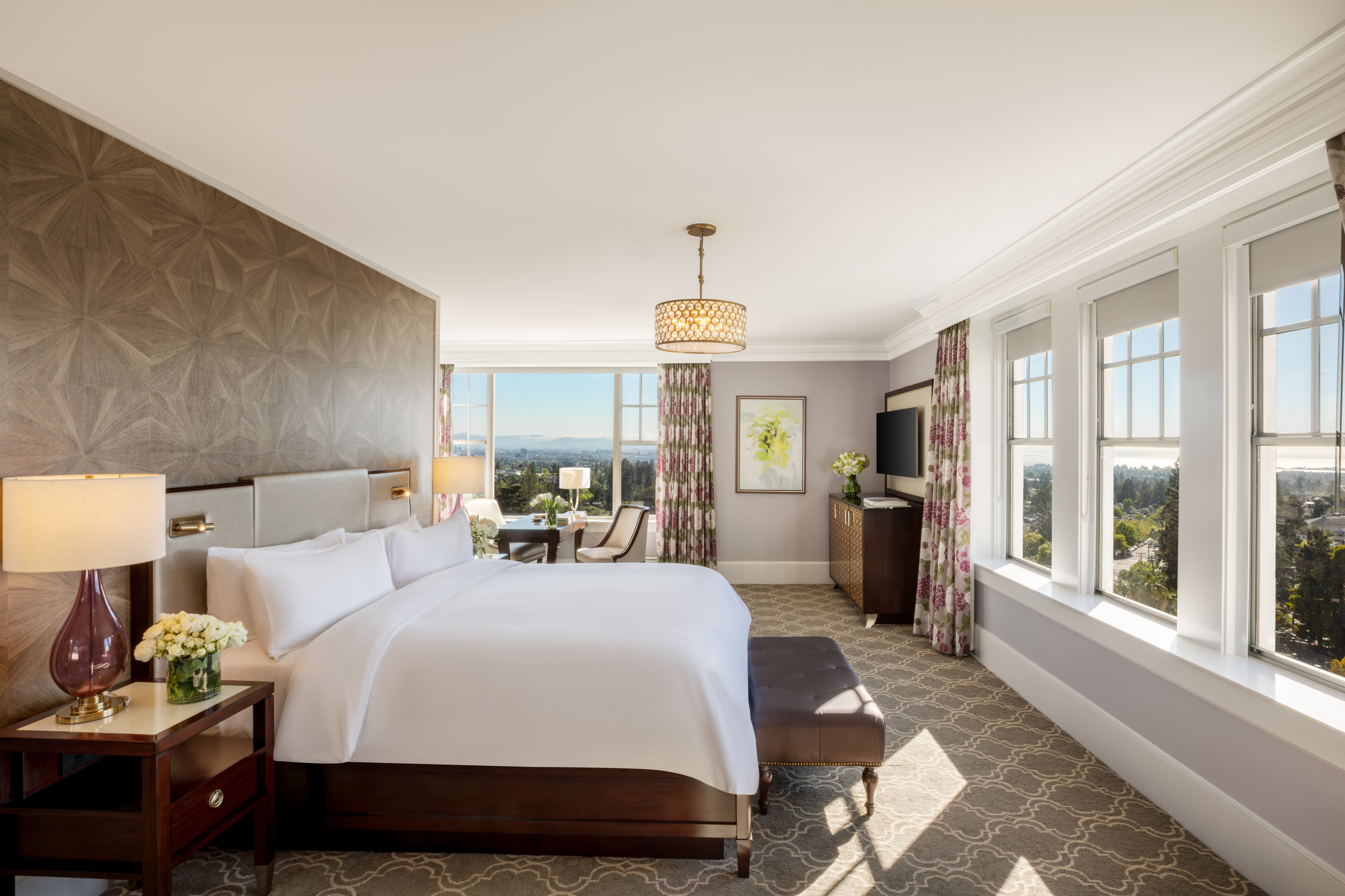 A Deluxe Room at the Claremont Resort and Club