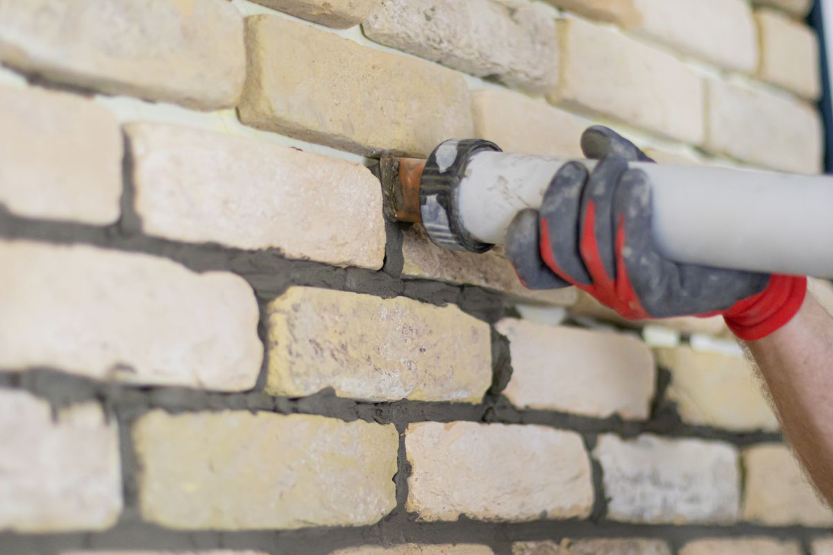 how to lay brick slips with step by step pictures