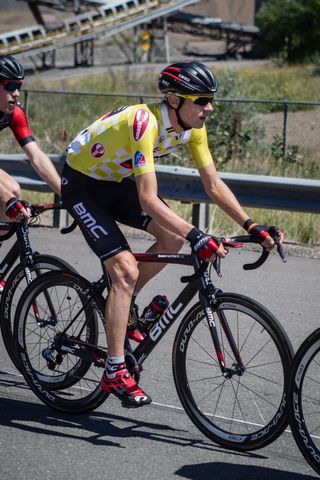 Tejay van Garderen heads off from Boulder behind his BMC teammates
