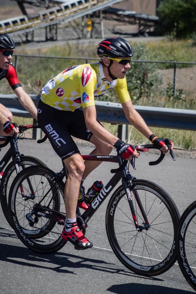 Tejay van Garderen heads off from Boulder behind his BMC teammates