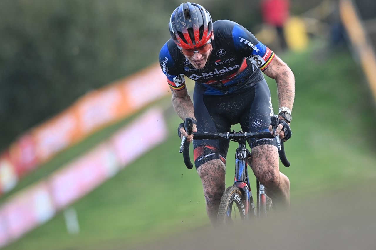 Toon Aerts in a cyclo-cross race