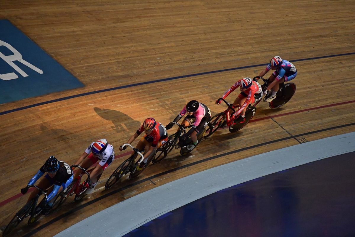 A group of six, including Amalie Dideriksen, escape during one of the women's events