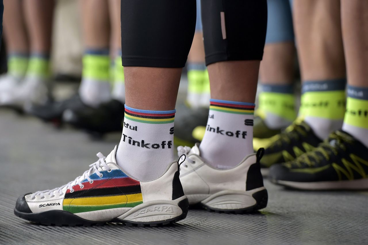 Peter Sagan's special world champion street shoes