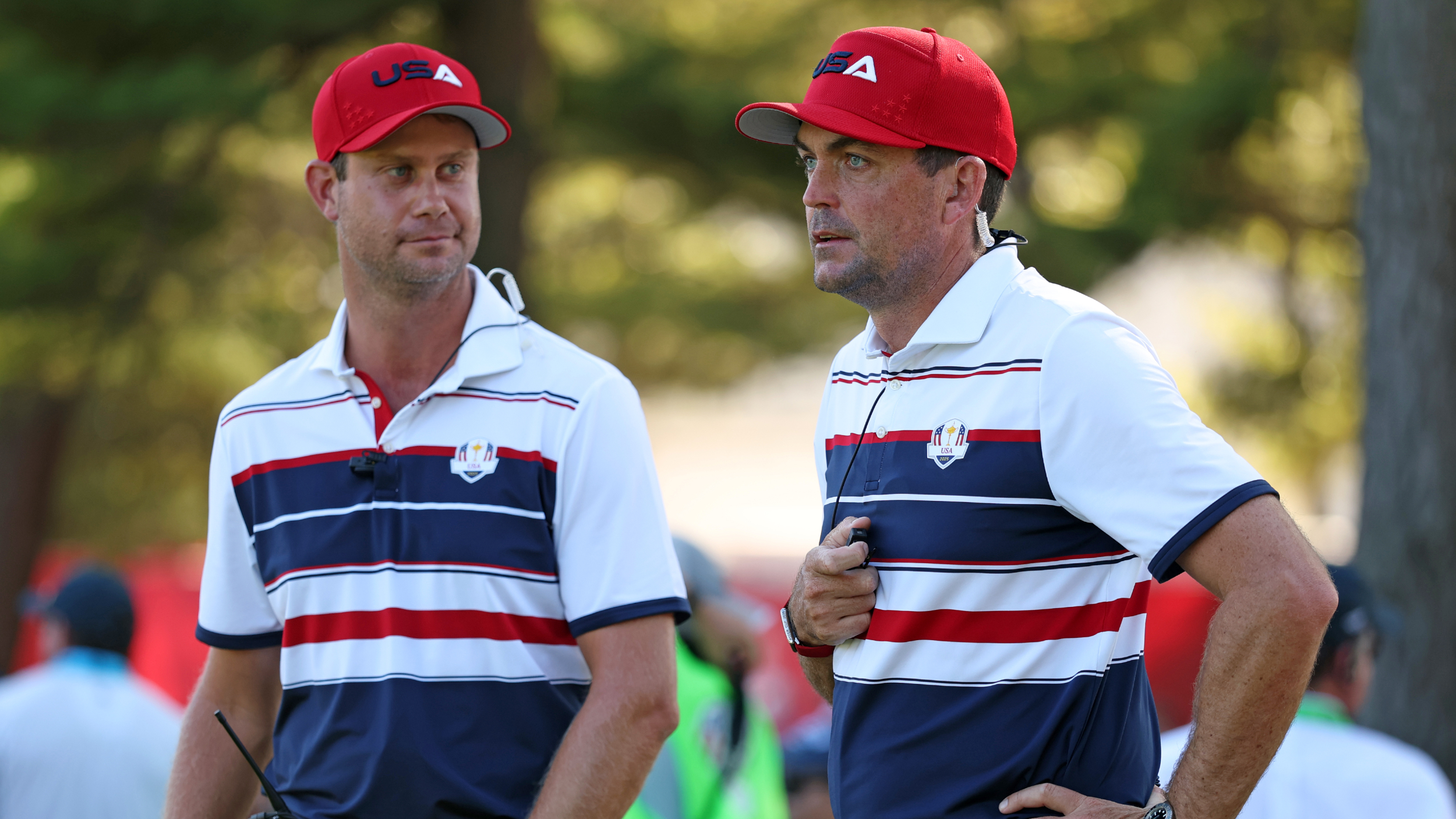 Harris English and Keegan Bradley at the Ryder Cup