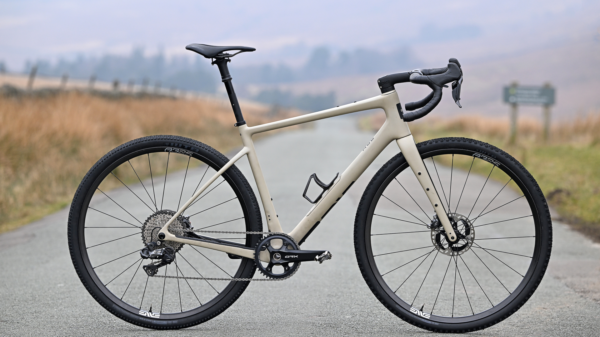 ENVE MOG gravel bike photographed side on with no rider