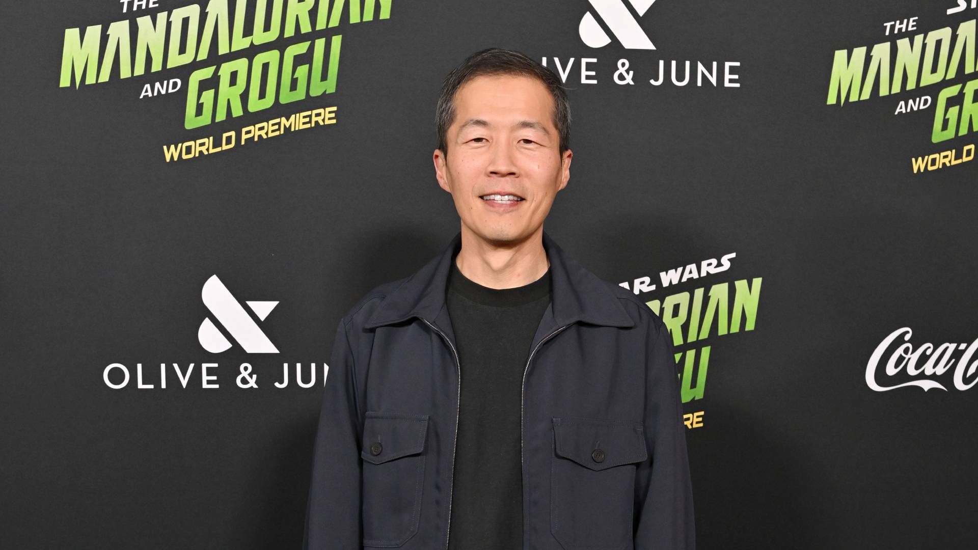 Lee Isaac Chung at The Mandalorian and Grogu premiere