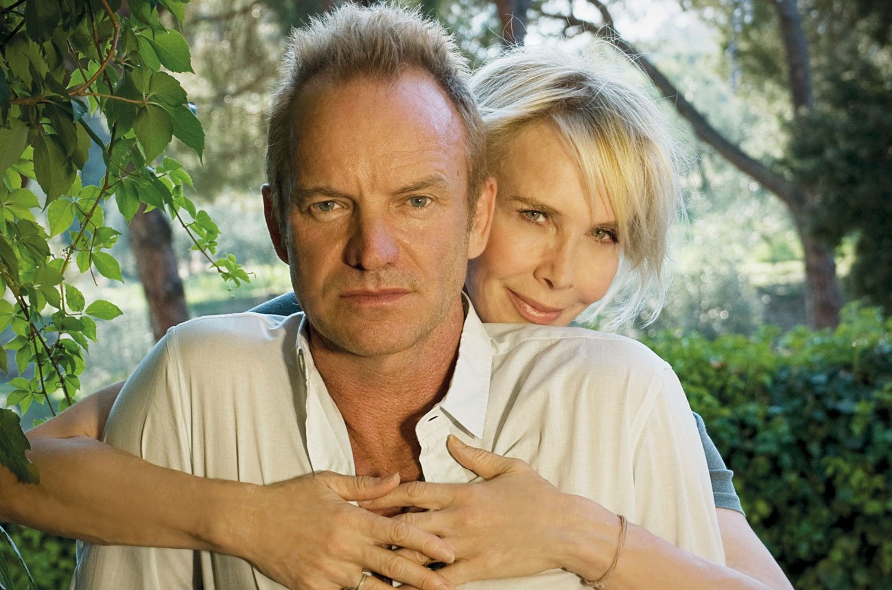 Sting and Trudie