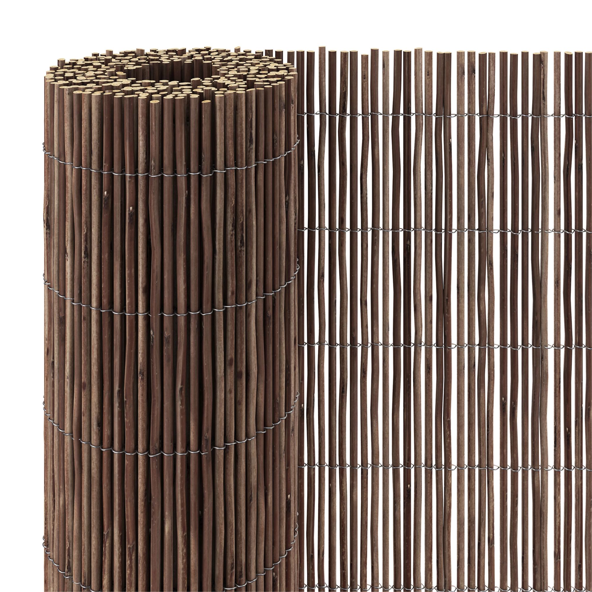 B&amp;amp;Q Natural Wicker Garden Screen (1.8m x 3m)