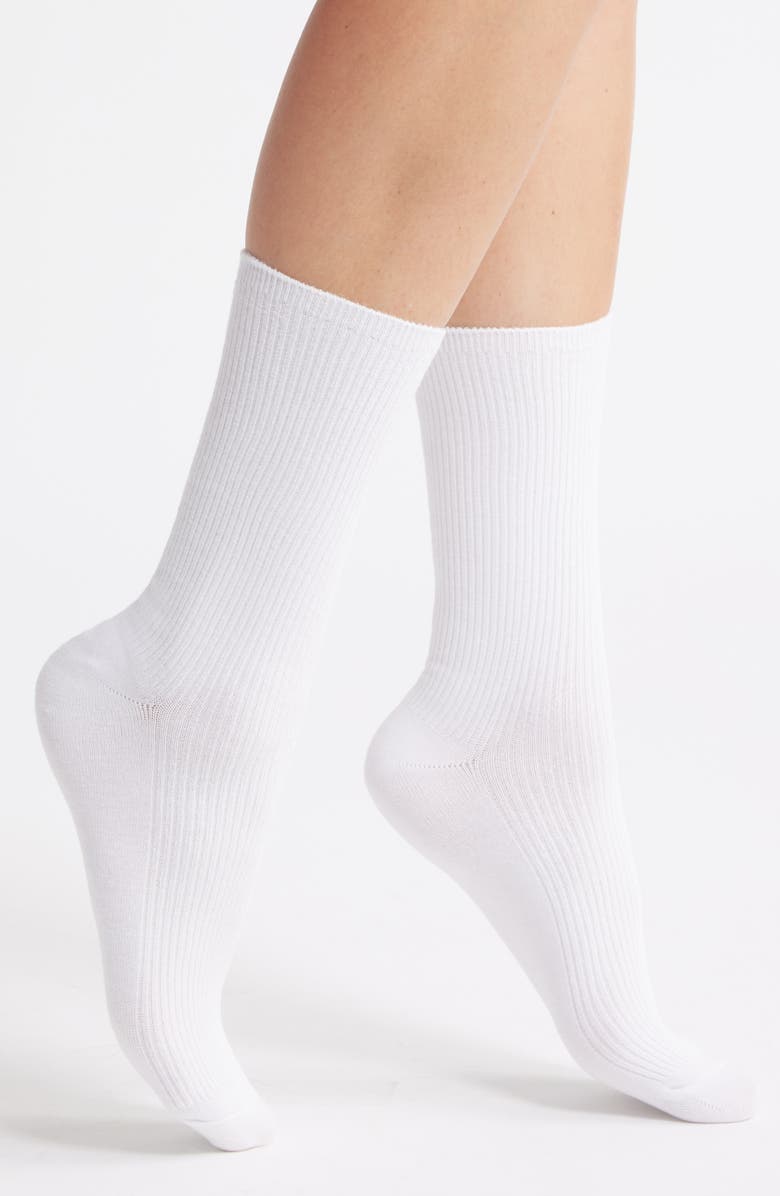 Rib Crew Socks