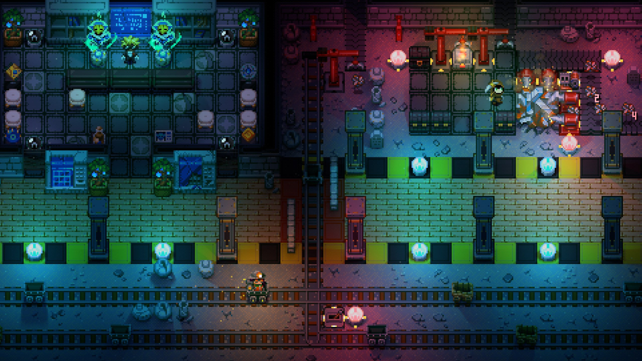 Core Keeper gameplay screenshots.