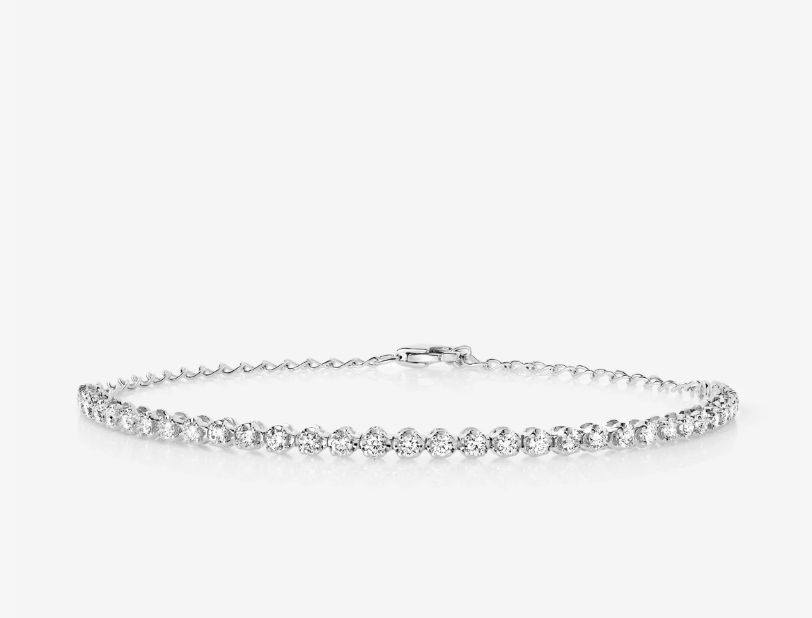 ring concierge, Mini Diamond Tennis Bracelet