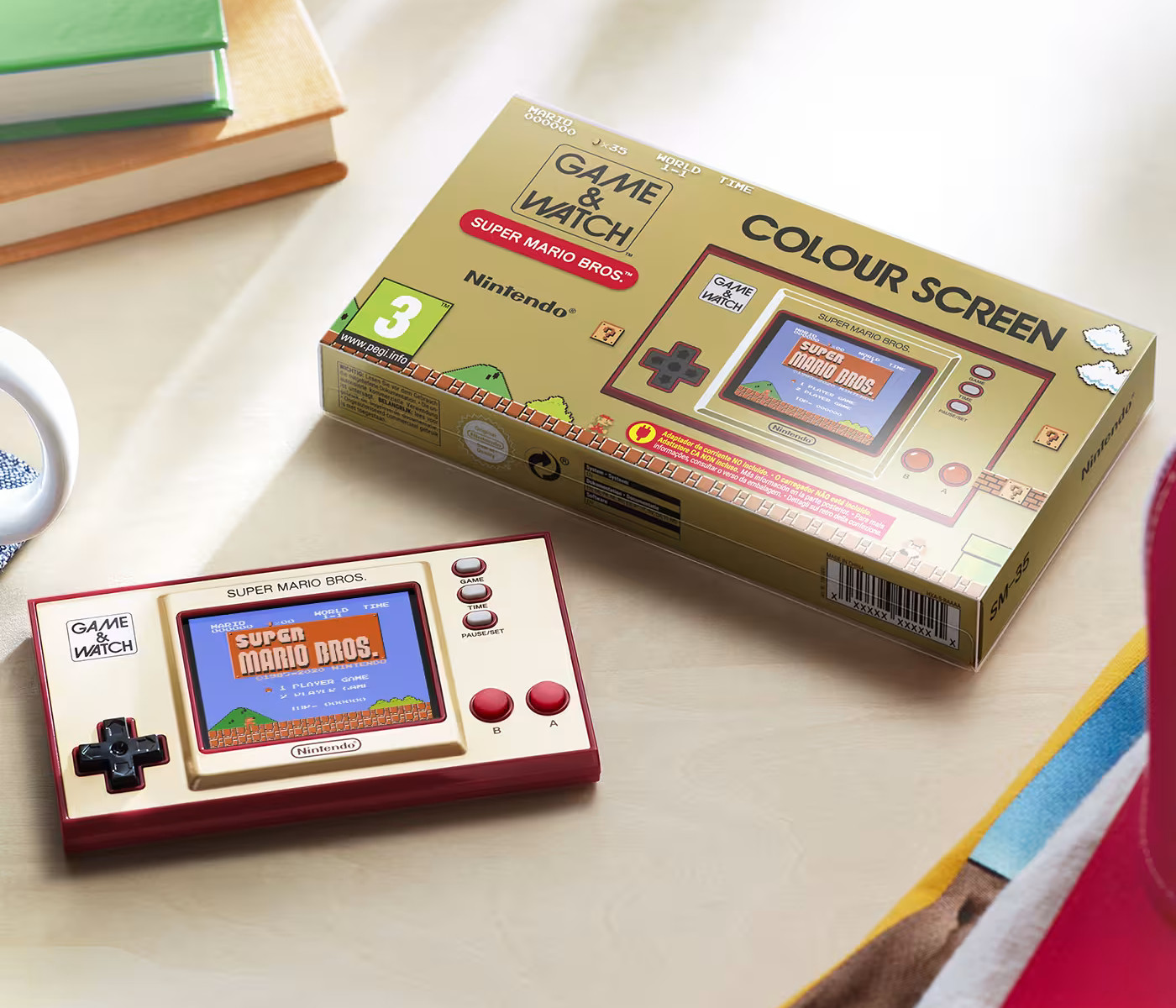 Nintendo's 2020 remake of Super Mario Brothers in Game & Watch format