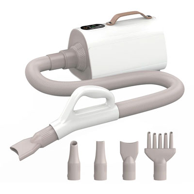 white pet hairdryer