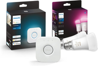 Philips Hue Starter Kit (2 x White and Colour Ambience smart bulbs and Hue Bridge):&nbsp;was £134.98, now £69.99 at Amazon (save £65)