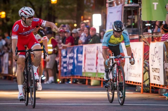 Tobin Ortenblad (California Giant) takes the win in the criterium.