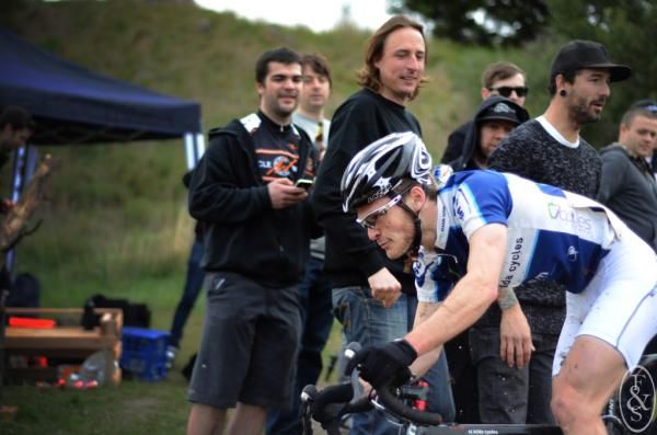 Rattray bewildered onlookers with his ride.