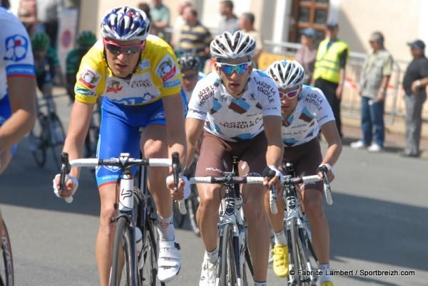 Blel Kadri sits on the leader's wheel