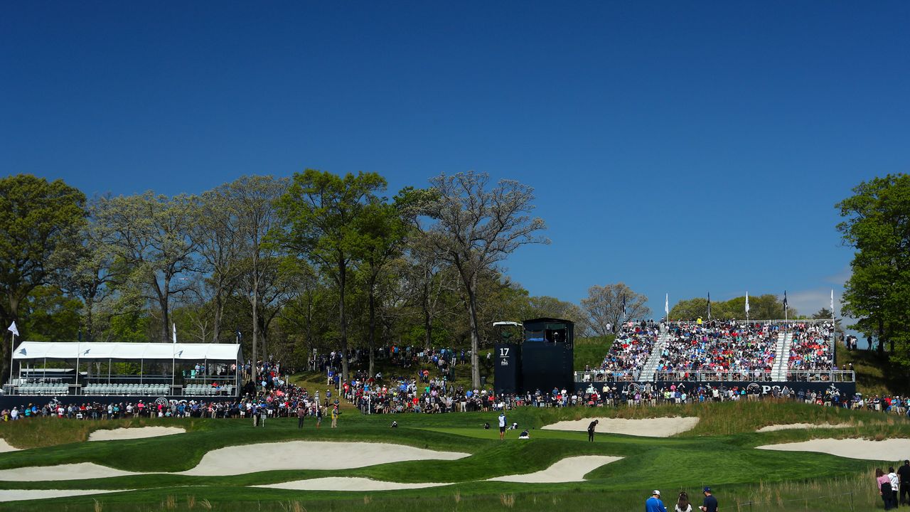 The 17th hole at Bethpage State Park